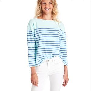 NWT Vineyard Vines Overdyed striped top XXS